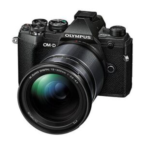Olympus OM-D E-M5 Mark III Digital Camera with 12-200mm Lens - Black