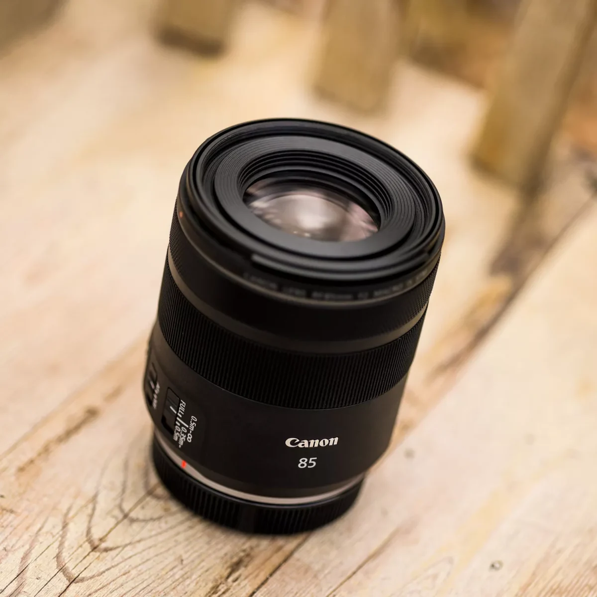 Canon RF 85mm F2 Macro IS STM Lens Lifestyle 1