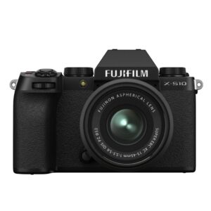 Fujifilm X-S10 Mirrorless Digital Camera with XC 15-45mm F3.5-5.6 OIS PZ Vlogger Kit