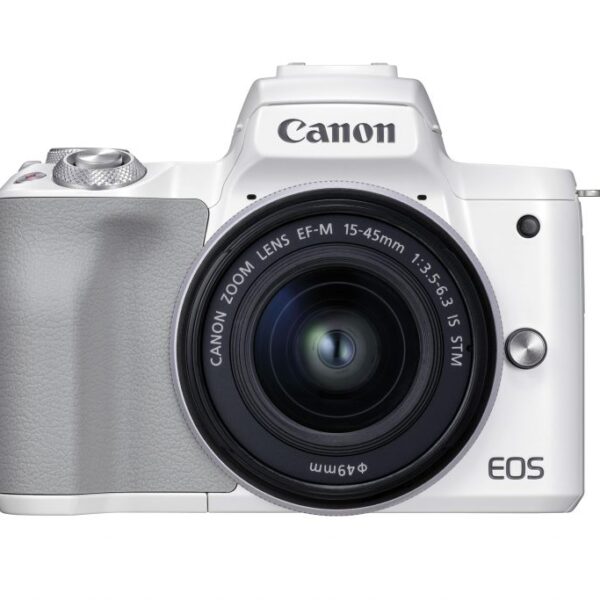Canon EOS M50 Mark II + EF-M 15-45mm (White)