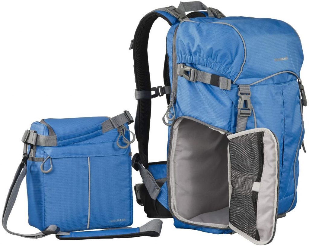 Cullmann ULTRALIGHT 2in1 DayPack 600 Camera Backpack Blue 2 scaled