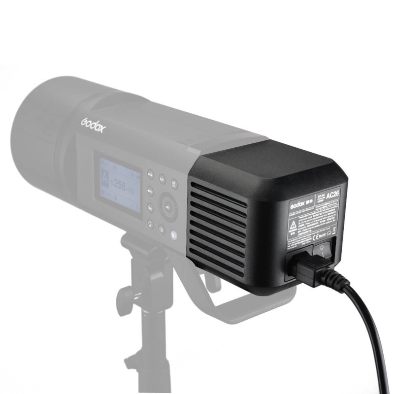 Godox AC26 AC adapter for AD600Pro 5
