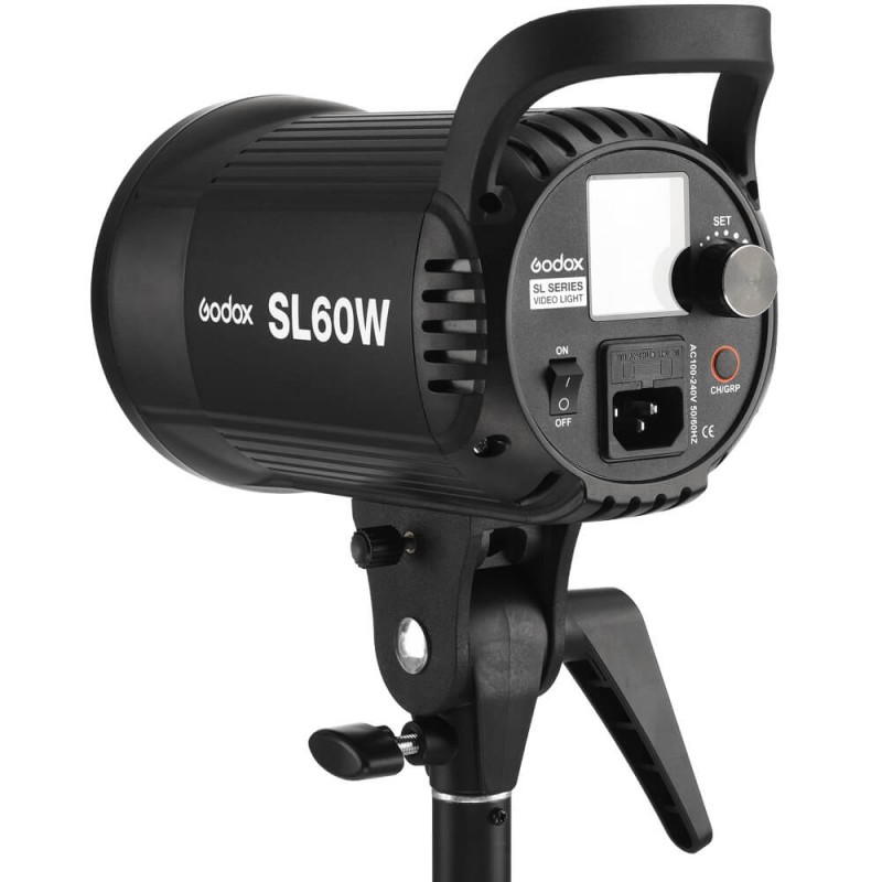 Godox SL-60W CRI 95 LED Video Light SL60W White 5600±300K Version 60WS Bowens Mount Wirelessly Adjust Brightness Reflector 433MHz Grouping System 