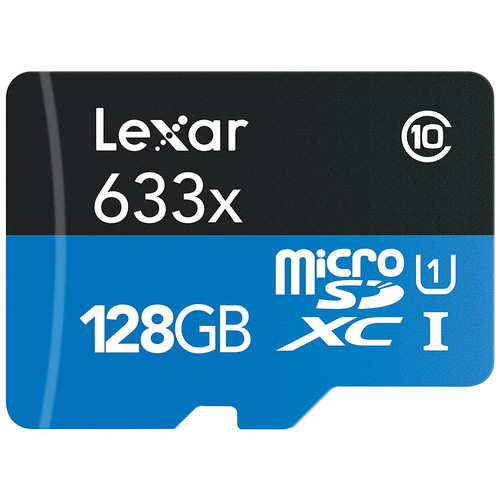 Lexar High-Performance microSDXC 633x UHS-I Memory Card 128GB