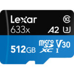 Lexar High-Performance microSDXC 633x UHS-I Memory Card 512GB
