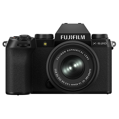 Fujifilm X-S20 Mirrorless Digital Camera with XC 15-45mm F3.5-5.6 OIS PZ Lens