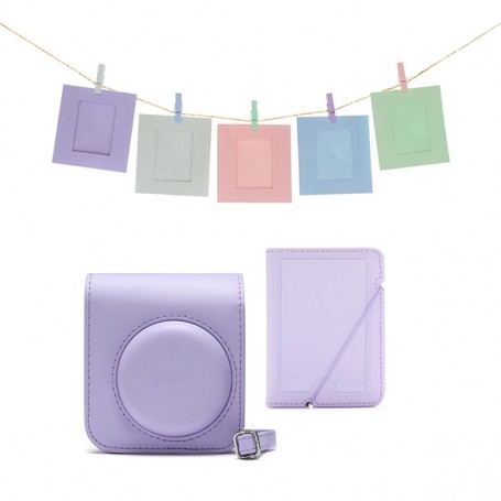 fujifilm instax mini 12 accessory kit lilac purple 2