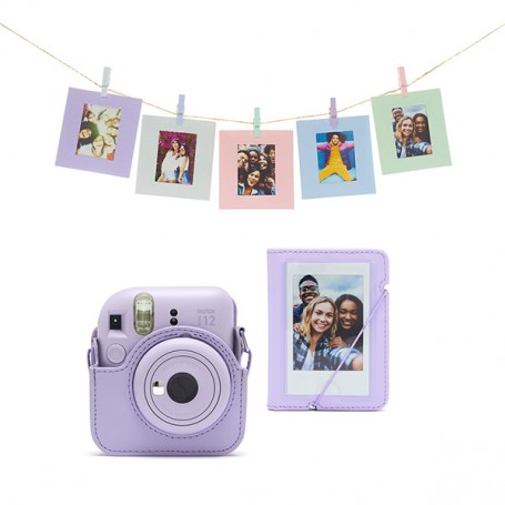 fujifilm instax mini 12 accessory kit lilac purple